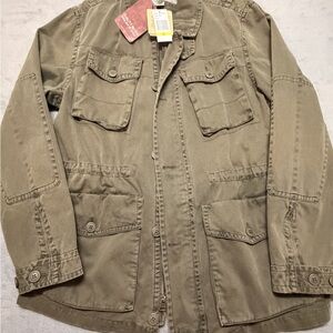 Levi's Olive Green Military Field Jacket Size M